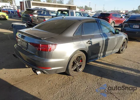 2018 Audi S4 3.0T Premium Plus z USA, uszkodzony, nr VIN WAUB4AF42JA063428